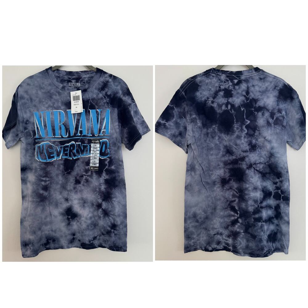 Nirvana Nevermind Tie Die Band Tee
